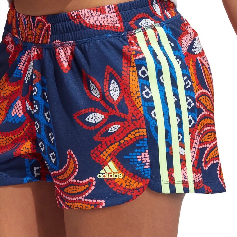 FARM RIO x ADIDAS TRAINING PACER SHORTS XS - Picture 3 of 10